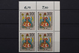 Berlin, MiNr. 378, 4er Block, Ecke Rechts Oben, Postfrisch - Unused Stamps