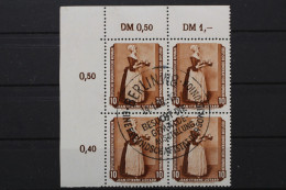 DDR, MiNr. 505 PLF I, 4er Block, Ecke Links Oben, Gestempelt - Abarten Und Kuriositäten