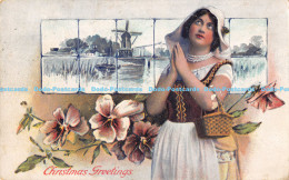 R173634 Christmas Greetings. 1908 - Monde