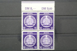 DDR Dienst A, MiNr. 7 X, 4er Block, OR 8/9,60, Postfrisch - Andere & Zonder Classificatie