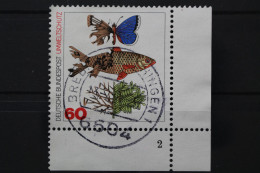 Deutschland (BRD), MiNr. 1087, Ecke Rechts Unten, FN 2, Gestempelt - Used Stamps