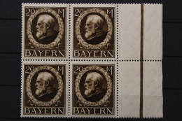 Bayern, MiNr. 109 I A, 4er Block, Rechter Rand, Postfrisch - Mint