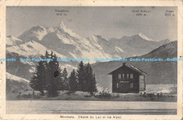 R174180 Montana. Chalet Du Lac Et Les Alpes. A. Barillon - Monde