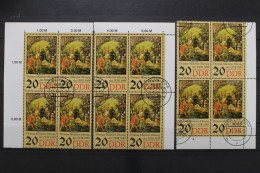 DDR, MiNr. 3271, 4er Bzw. 6er Block, Alle 4 Ecken, DV 4, EST - Other & Unclassified