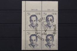 DDR, MiNr. 918, Viererblock, Ecke Links Oben, ESST - Used Stamps