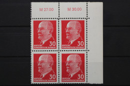 DDR, MiNr. 935, Viererblock, Ecke Rechts Oben, Postfrisch - Nuevos