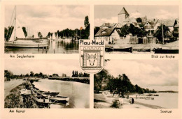 73909723 Plau Mecklenburg Am Seglerheim Kirche Am Kanal Strand Seelust - Plau