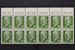 DDR, MiNr. 1080, Zwölferblock, Oberrand 2 (MDN), Postfrisch - Unused Stamps