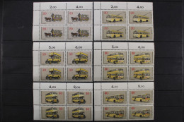 Berlin, MiNr. 446-451, Viererblöcke, Ecke Links Oben, Postfrisch - Unused Stamps