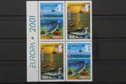 Aserbaidschan, MiNr. 494-495 D Viererblock, Postfrisch - Azerbaïdjan