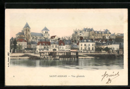 CPA Saint-Aignan-sur-Cher, Vue Panoramique, L`Eglise  - Saint Aignan