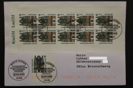 Deutschland (BRD), MiNr. 2139, Zehnerbogen Auf Brief, ESST - Briefe U. Dokumente
