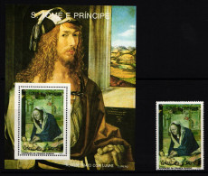 Sao Tome E Principe 1152 Und Block 223 Postfrisch Dürer #IH907 - Sao Tome Et Principe