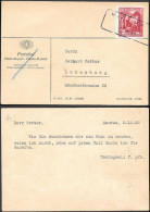Liechtenstein Mauren Postcard Mailed To Luxembourg 1932. 20R Rate - Covers & Documents