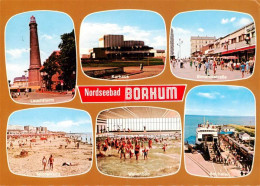 73909587 Borkum Nordseeheilbad Leuchtturm Kurhaus Bismarckstrasse Strand Wellenb - Borkum