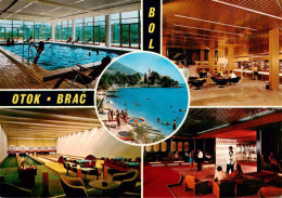 73909554 Bol Otok Brac Croatia Hallenbad Foyer Bowling Und Kegelbahn Strandparti - Kroatië