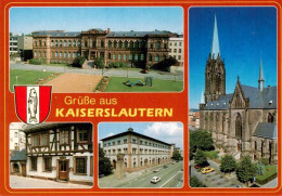 73909516 Kaiserslautern Marienkirche Schloss Fachwerkhaus Strassenpartie - Kaiserslautern