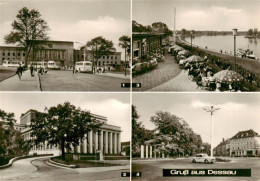 73909491 Dessau-Rosslau Hauptbahnhof Landestheater HOG Kornhaus Elbe An Den Sieb - Dessau