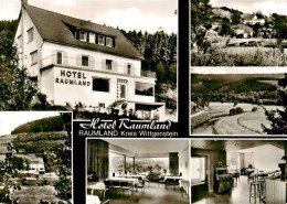 73869802 Raumland Bad Berleburg Hotel Raumland Restaurant Landschaftspanorama  - Bad Berleburg