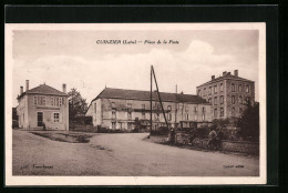 CPA Cuinzier, Place De La Poste  - Autres & Non Classés