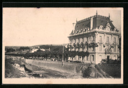 CPA Rive-de-Gier, Caisse D`Epargne, Quai Fleurdelia  - Rive De Gier