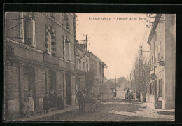 CPA Andrezieux, Avenue De La Gare  - Autres & Non Classés