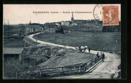 CPA Fourneaux, Route De Chirassimont, L`Eglise  - Autres & Non Classés