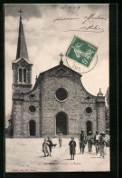 CPA Bussieres, L`Eglise, La Facade  - Autres & Non Classés