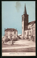 CPA Montagny, Place De La Mairie  - Autres & Non Classés