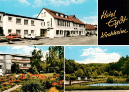 73869750 Kirchheim Hessen Hotel Eydt Garten Teich Kirchheim Hessen - Autres & Non Classés