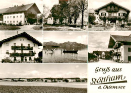 73869710 Stoettham Teilansichten Gaestehaus Pension Uferpartie Am Chiemsee Stoet - Altri & Non Classificati