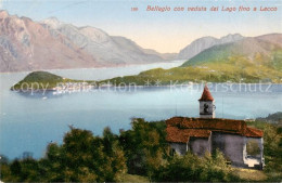 73802319 Bellagio Lago Di Como IT Con Veduta Del Lago Fino A Lecco  - Autres & Non Classés