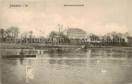 73802223 Zwickau  Sachsen Schwanenschloss Schwaene  - Zwickau