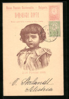 Lithographie Portrait Prinz Boris Von Bulgarien Als Kind, Ganzsache  - Royal Families