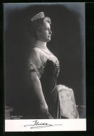 AK Portrait Grossherzogin Von Baden Mit Diadem Im Profil  - Royal Families