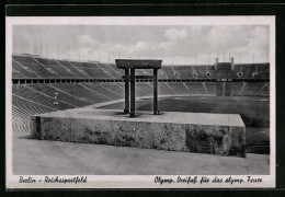 AK Berlin, Reichssportfeld, Olymp. Dreifuss Für Das Olymp. Feuer  - Sonstige & Ohne Zuordnung