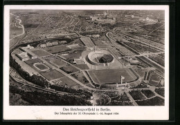 AK Berlin, Reichssportfeld, Gesamtansicht, Luftbild  - Other & Unclassified