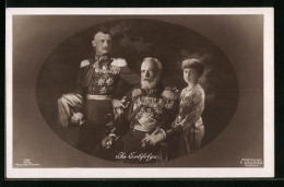 AK In Erbfolge, König Ludwig III. Mit Sohn Und Enkel  - Familles Royales