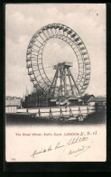 AK London, Earls Court Exhibition 1903, The Great Wheel  - Expositions