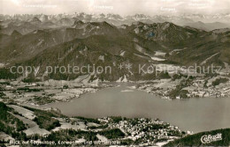 73763371 Tegernsee Fliegeraufnahme Gesamtansicht M. Karwendel U. Wetterstein Teg - Tegernsee