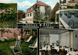 73763334 Breitenbrunn Odenwald Panorama Pension Boll Pool Liegewiese Gaststube B - Other & Unclassified