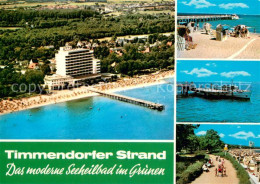 73763328 Timmendorfer Strand Fliegeraufnahme Seebruecke Strand Promenade Timmend - Timmendorfer Strand