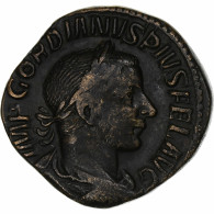 Gordien III, Sesterce, 244, Rome, Bronze, TTB, RIC:335 - The Military Crisis (235 AD To 284 AD)