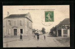 CPA Neuvy-sur-Barangeon, La Poste Et Route De Nancay  - Nançay