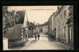 CPA Villequiers, La Grande Rue, Vue De La Rue  - Autres & Non Classés