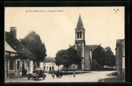 CPA Villabon, Place De L`Eglise  - Autres & Non Classés