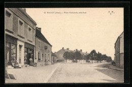 CPA Baugy, Place Nationale, Côte'Sud  - Baugy