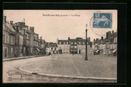 CPA Neuville-aux-Bois, La Place  - Other & Unclassified