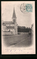CPA Huisseau-sur-Mauves, L'Église Et Le Presbytère  - Autres & Non Classés