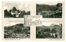 73763206 Hornberg Schwarzwald Schloss Hornberg Viadukt Mit Stadt Und Schloss Hor - Sonstige & Ohne Zuordnung